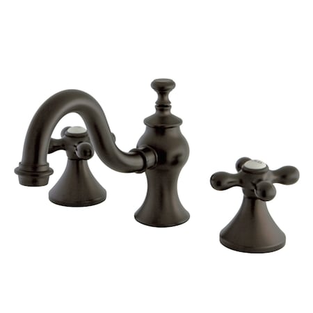 Kingston Brass KC7165AX 8" Widespread Bathroom Faucet, Oil Rubbed Bronze KC7165AX